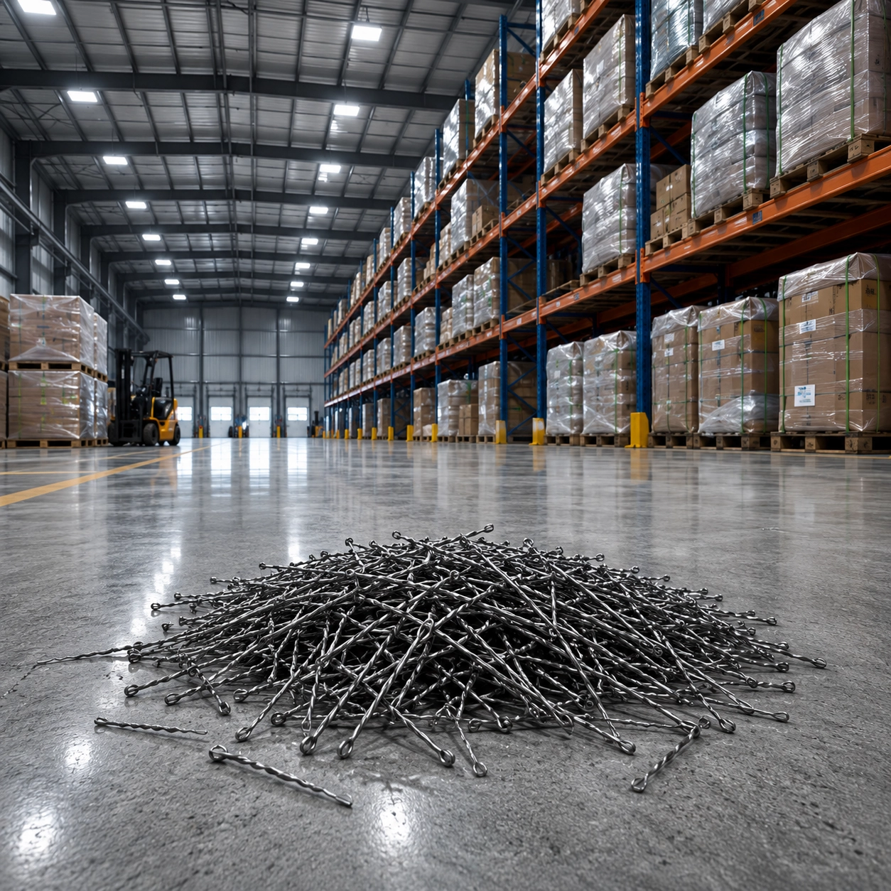 Depo Betonlarında Çelik Fiber Tel