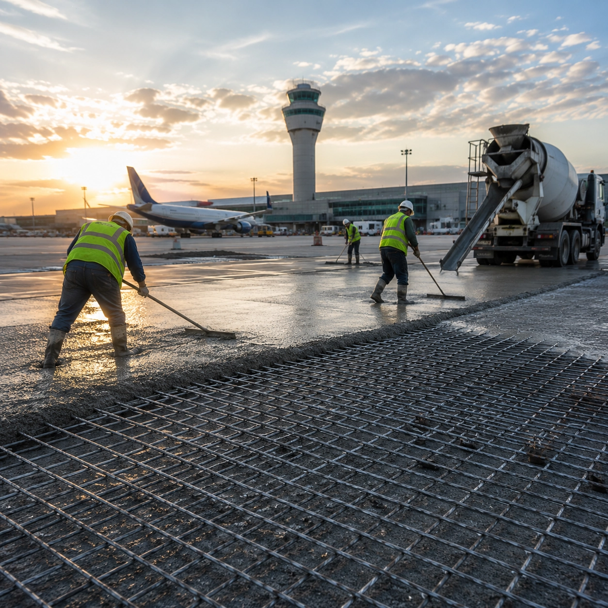 Havalimanı Betonlarında Çelik Fiber Tel